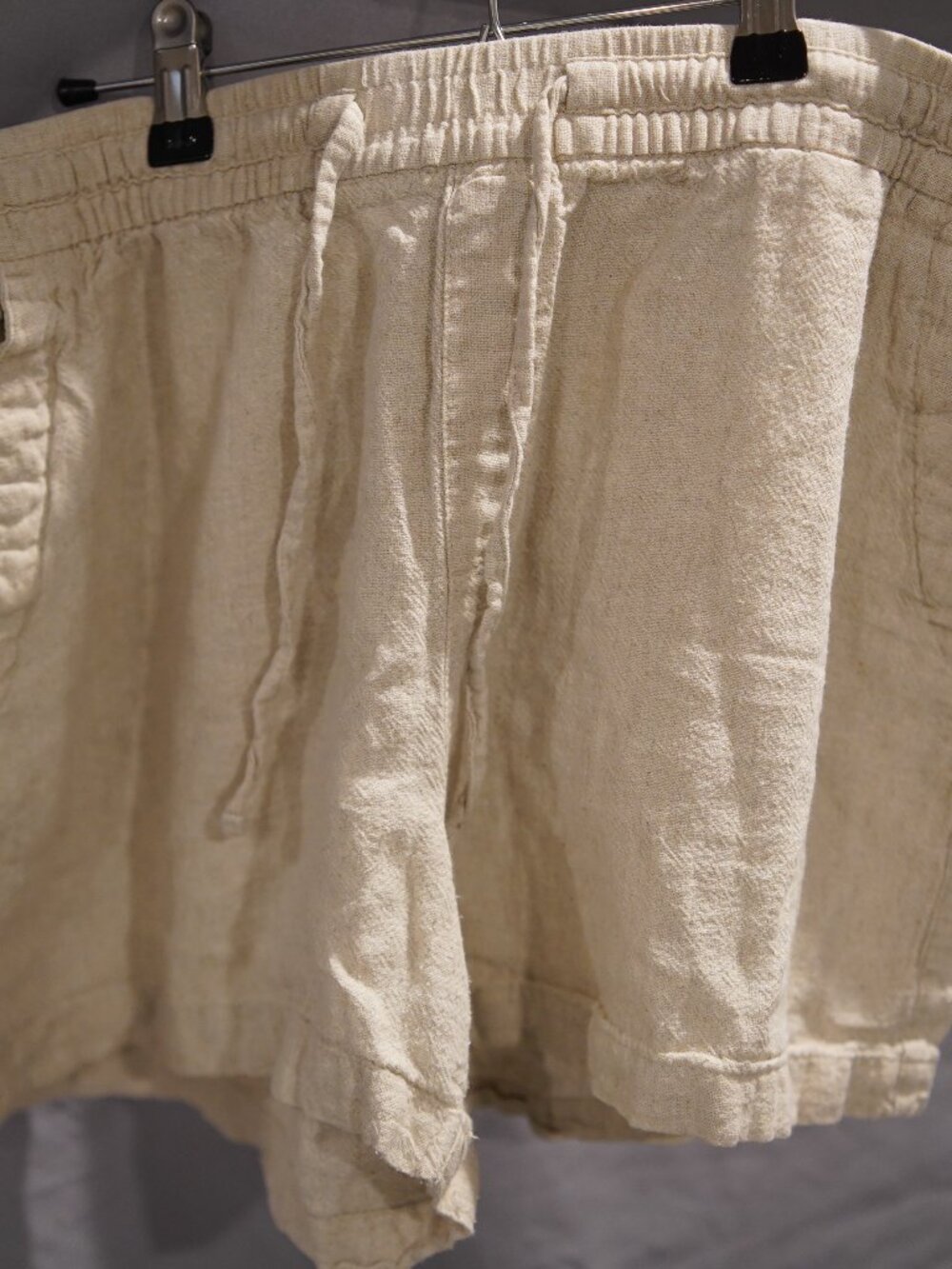 Women's Pull On Linen Shorts